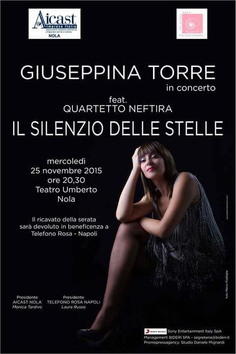 Dall’America con furore, Giuseppina Torre in concerto al Teatro Umberto di Nola