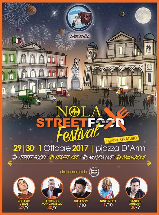 Nola: arriva lo Street Food Festival in Piazza d’Armi