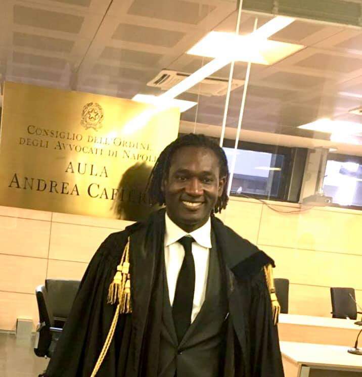 Napoli: Hilarry Sedu è il primo avvocato di colore del Consiglio dell’Ordine