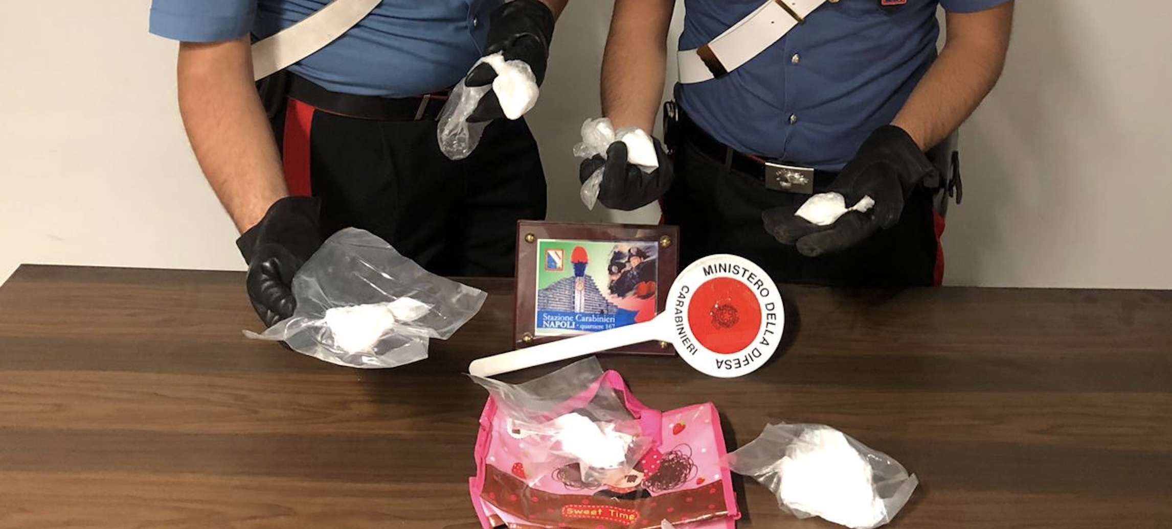 Napoli: 430 grammi di cocaina purissima sequestrata dai carabinieri