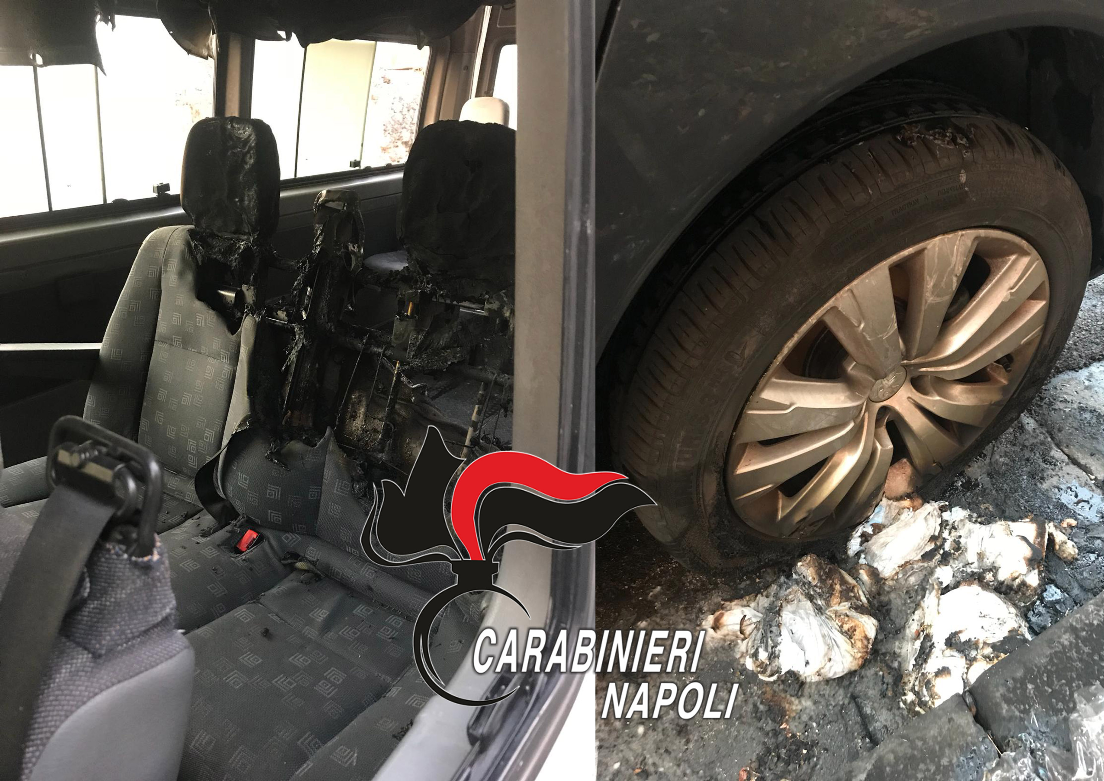 Ercolano: incendia spazzatura e tre auto parcheggiate, arrestato