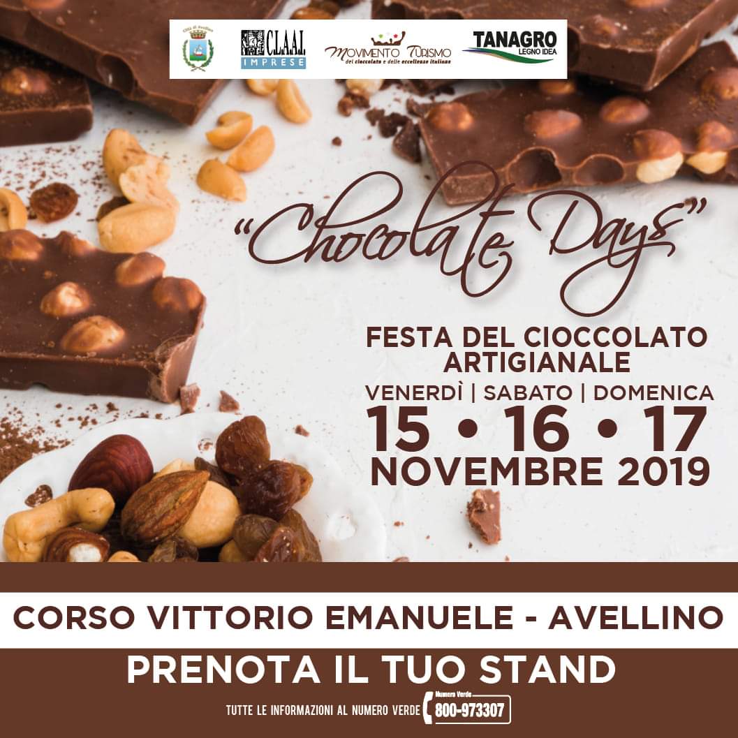 Ad Avellino arrivano i Chocolate days