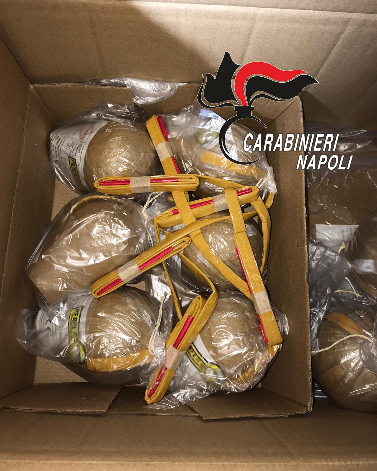 Quintali di botti illegali sequestrati in Provincia di Napoli per Capodanno