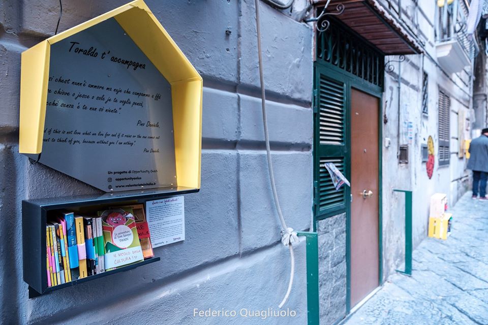 A Napoli nasce il vicolo della cultura nei beni confiscati alla camorra