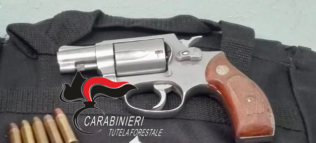 Roccarainola: armato di pistola, reagisce ai carabinieri nella Foresta