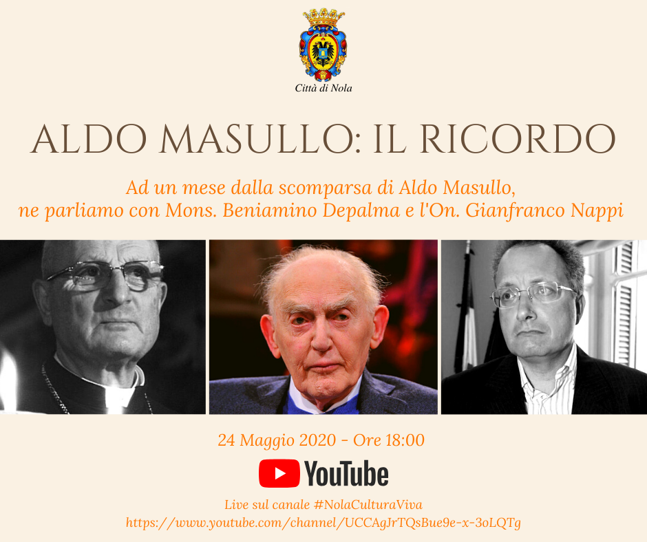 Nola: un evento virtuale per ricordare Aldo Masullo