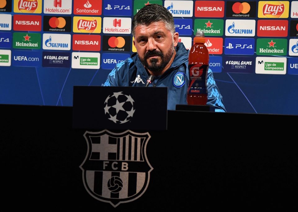 La carica di Gattuso: “Contro il Barcellona non dobbiamo avere paura”