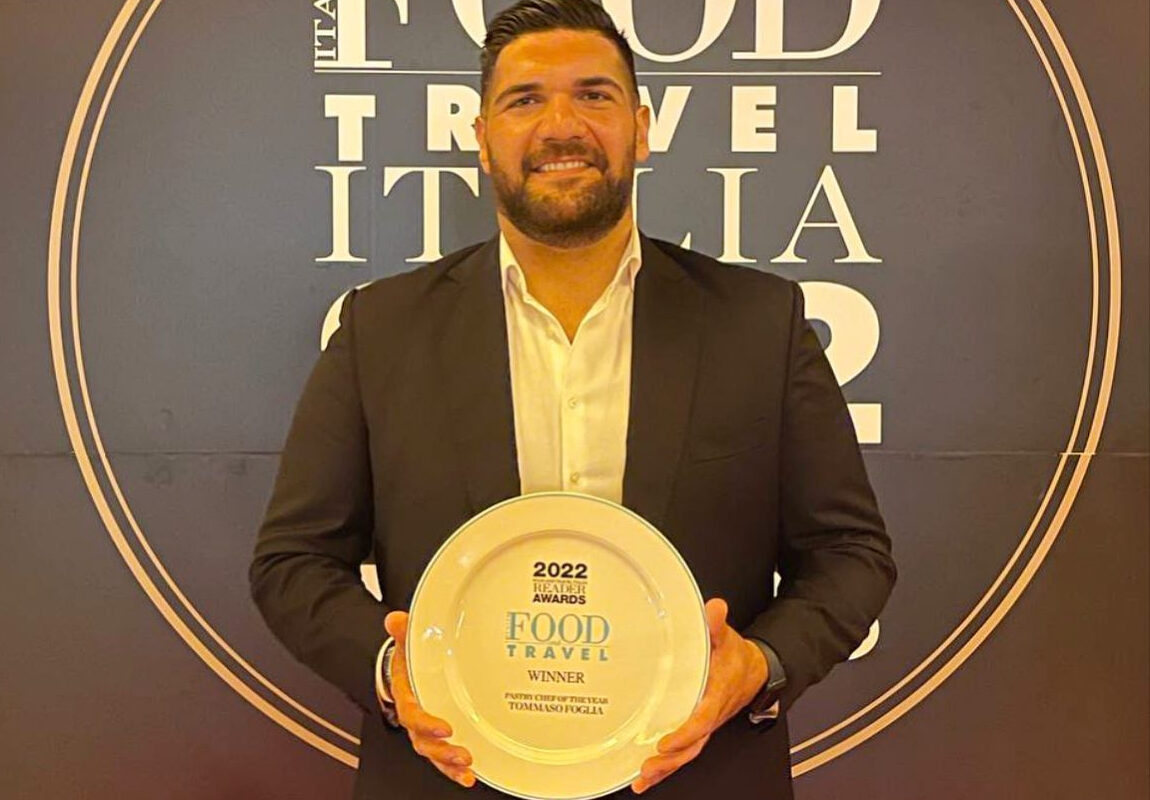 Il Nolano Tommaso Foglia è stato premiato come miglior pasticciere del 2022