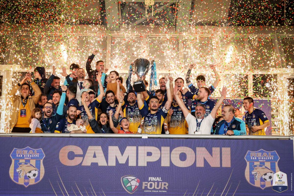 Real San Giuseppe nella storia: è sua la Coppa Italia di Calcio a 5