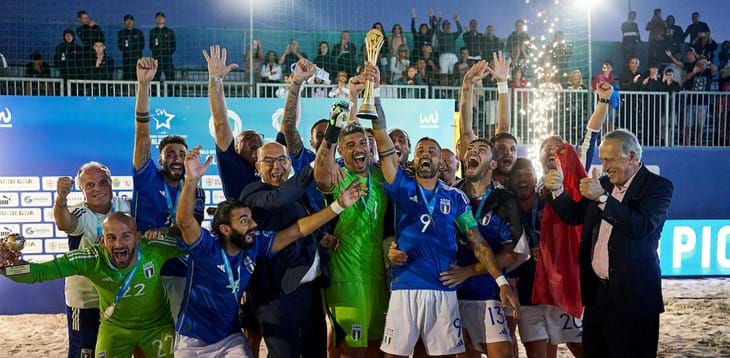 L’Italia è campione d’Europa di Beach Soccer