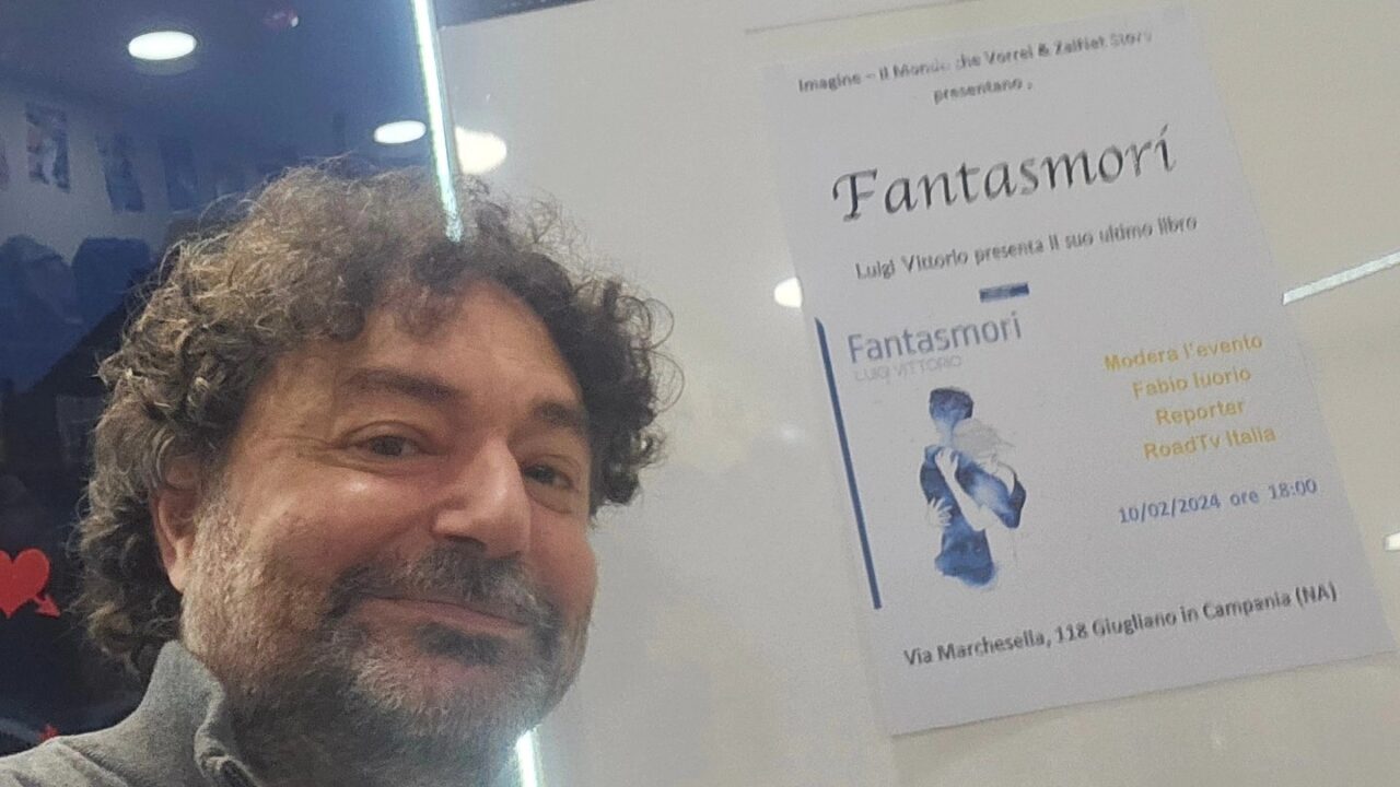 Giugliano: Luigi Vittorio presenta il suo libro “Fantasmori”